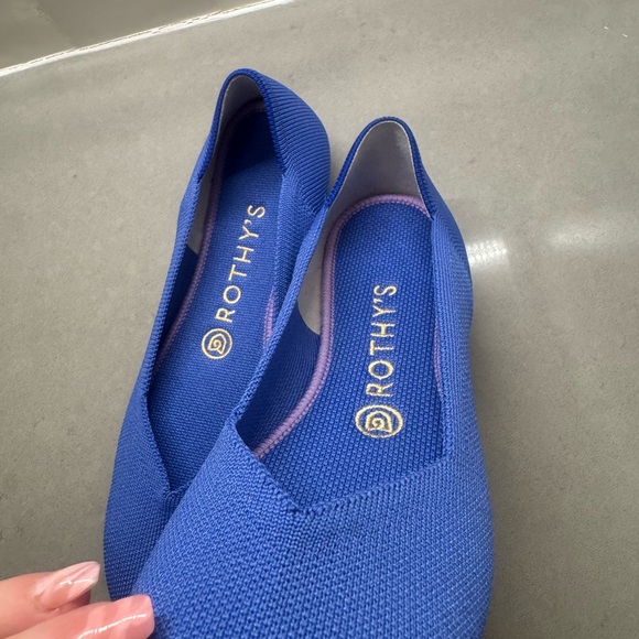 Rothy's Women's Blue The Flats 7.5 - Picture 7 of 8